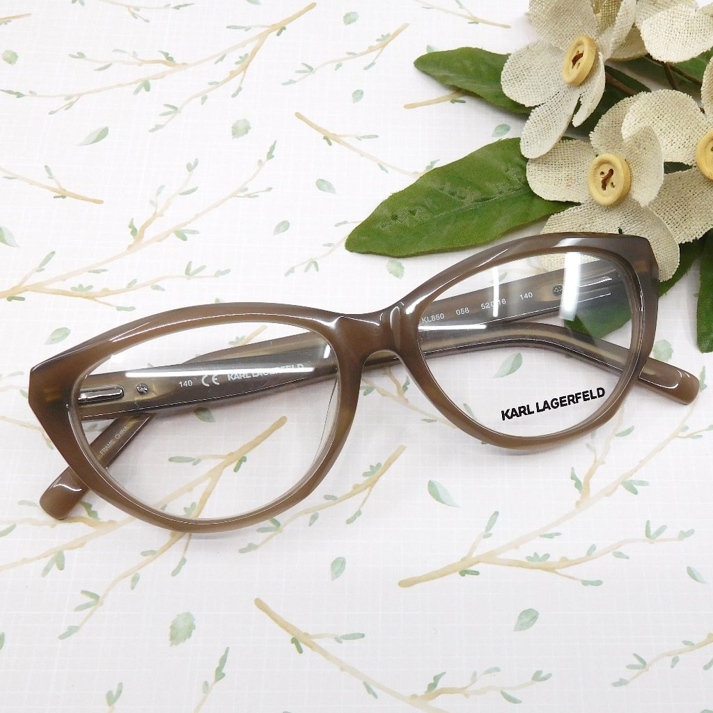 Karl Lagerfeld “Kl850” Light Brown Eyeglasses